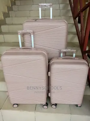 Set of 3 Unbreakable Elastic Rubber Plastic Luggage Boxes