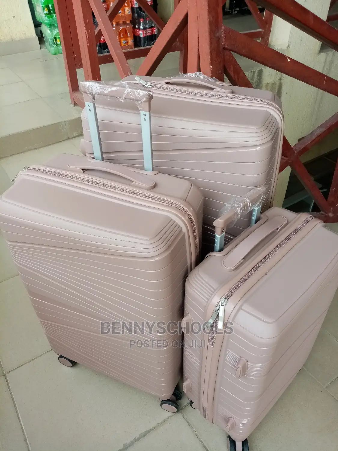 Set of 3 Unbreakable Elastic Rubber Plastic Luggage Boxes