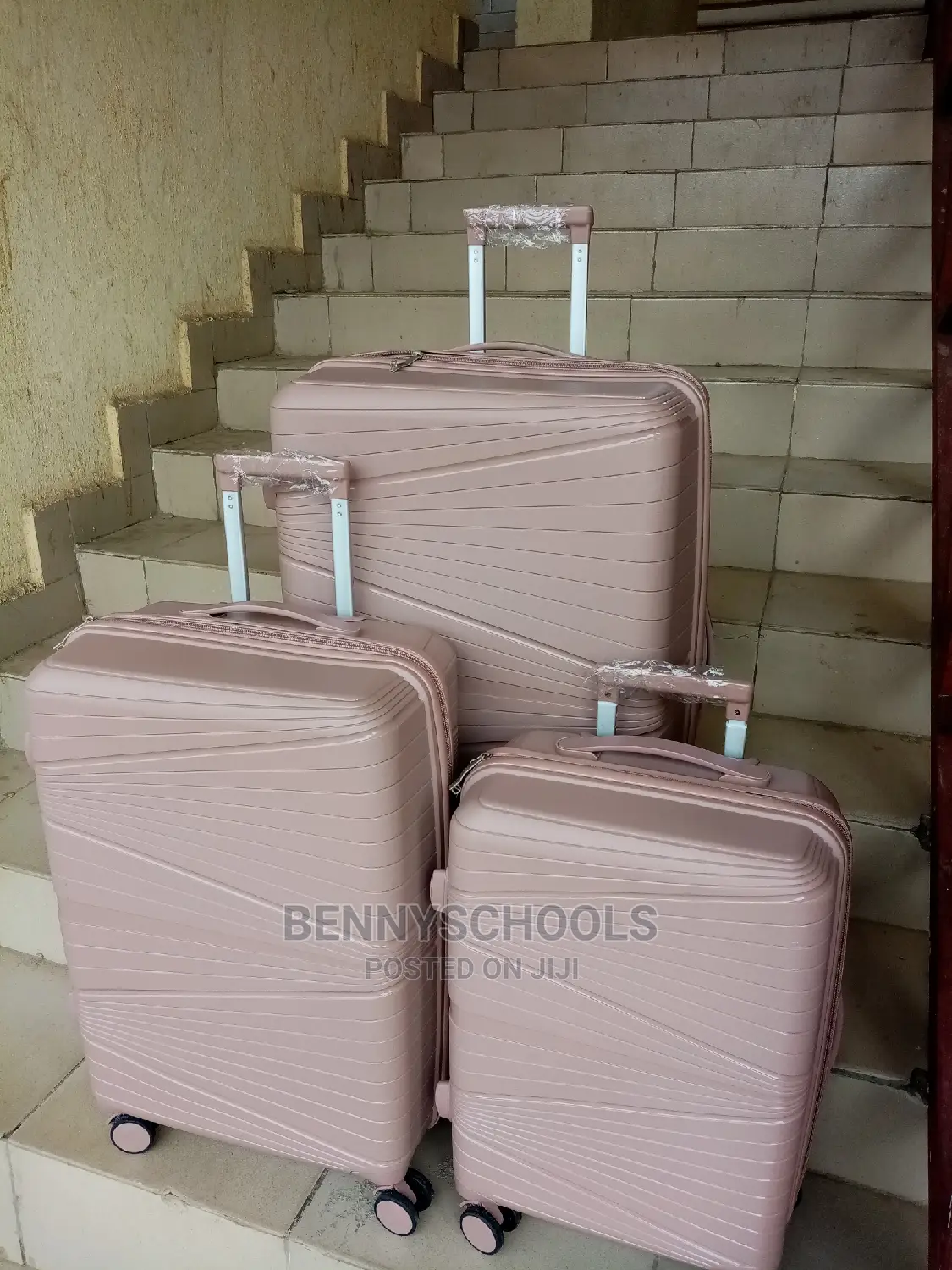 Set of 3 Unbreakable Elastic Rubber Plastic Luggage Boxes