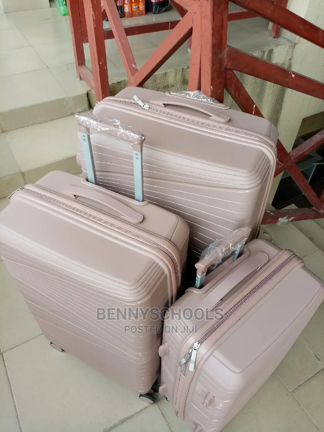 Set of 3 Unbreakable Elastic Rubber Plastic Luggage Boxes