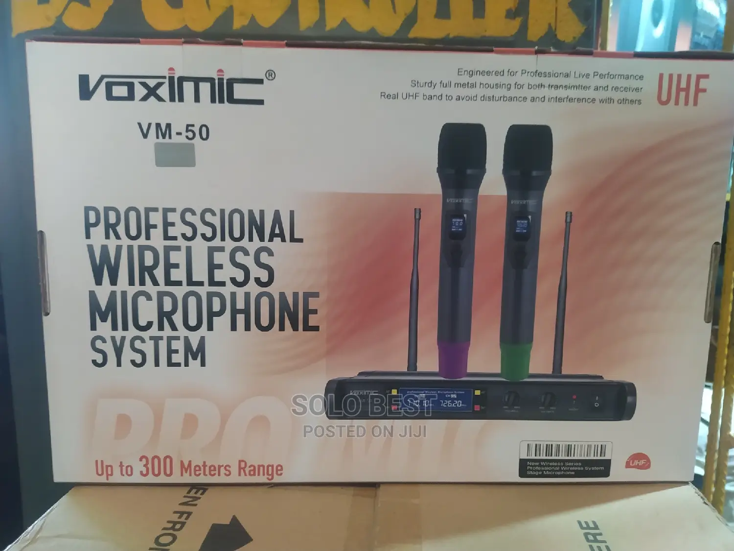 VOXIMIC Professional Wireless Microphone Model VM 50.