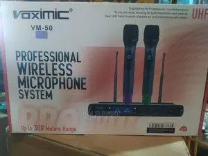 VOXIMIC Professional Wireless Microphone Model VM 50.