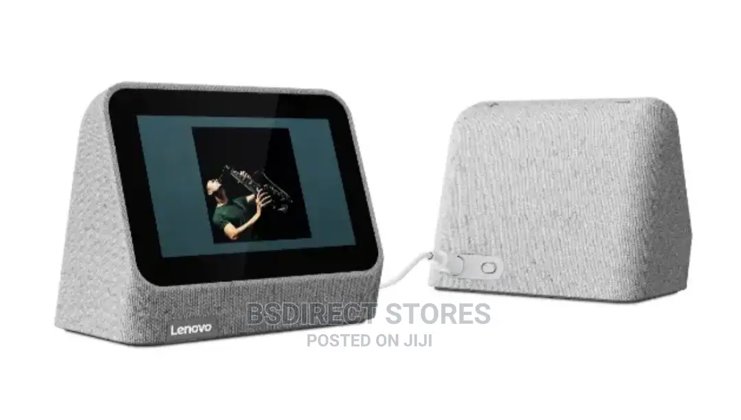 Lenovo Grey Smart Touchscreen Clock 2 With Google Assistant