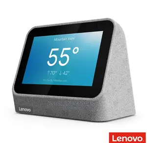 Lenovo Grey Smart Touchscreen Clock 2 With Google Assistant