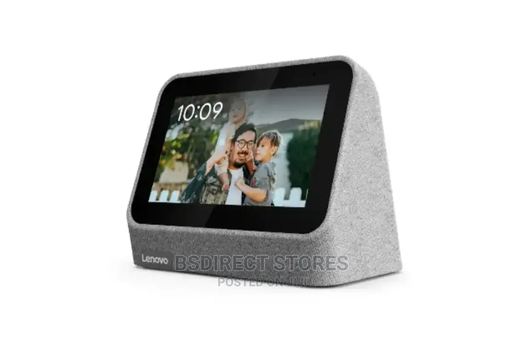 Lenovo Grey Smart Touchscreen Clock 2 With Google Assistant