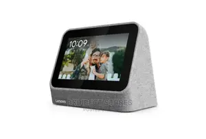 Lenovo Grey Smart Touchscreen Clock 2 With Google Assistant