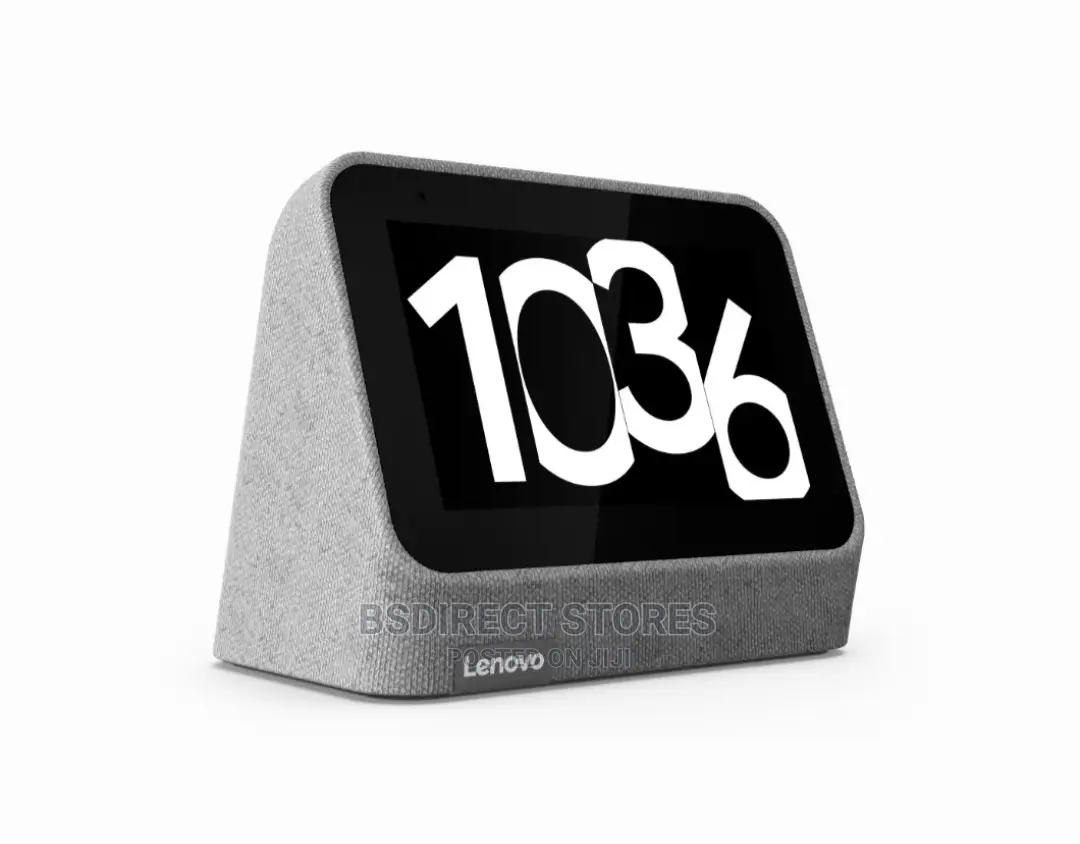Lenovo Grey Smart Touchscreen Clock 2 With Google Assistant