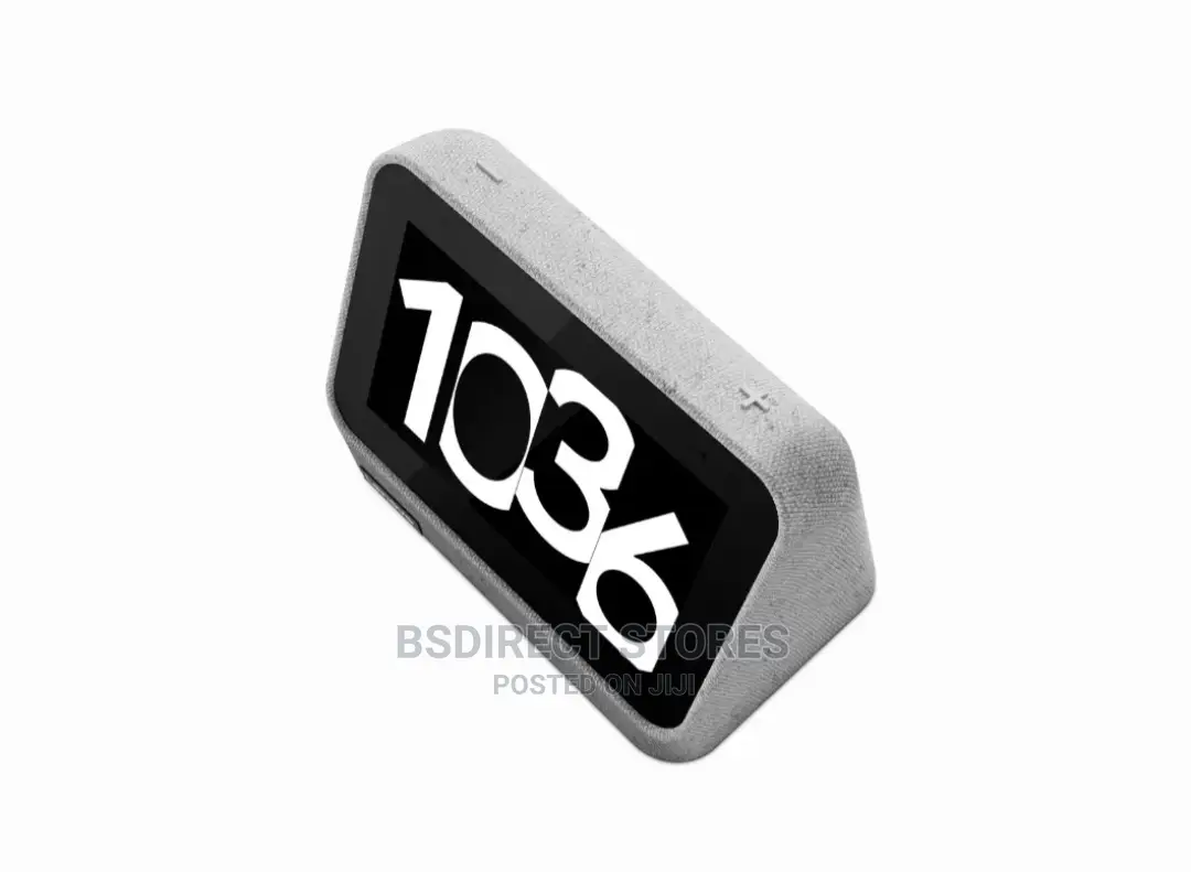 Lenovo Grey Smart Touchscreen Clock 2 With Google Assistant