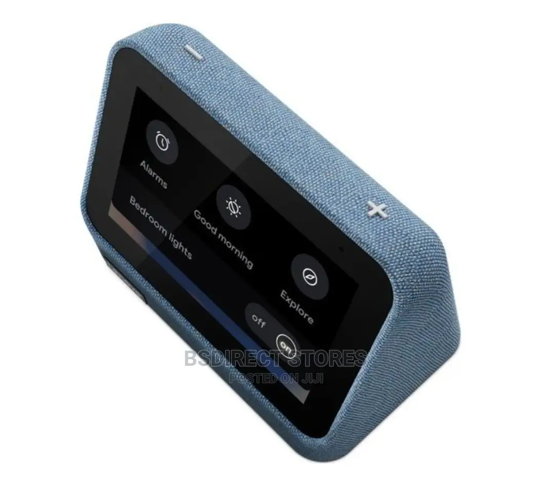 Lenovo BLUE Smart Touchscreen Clock 2 With Google Assistant
