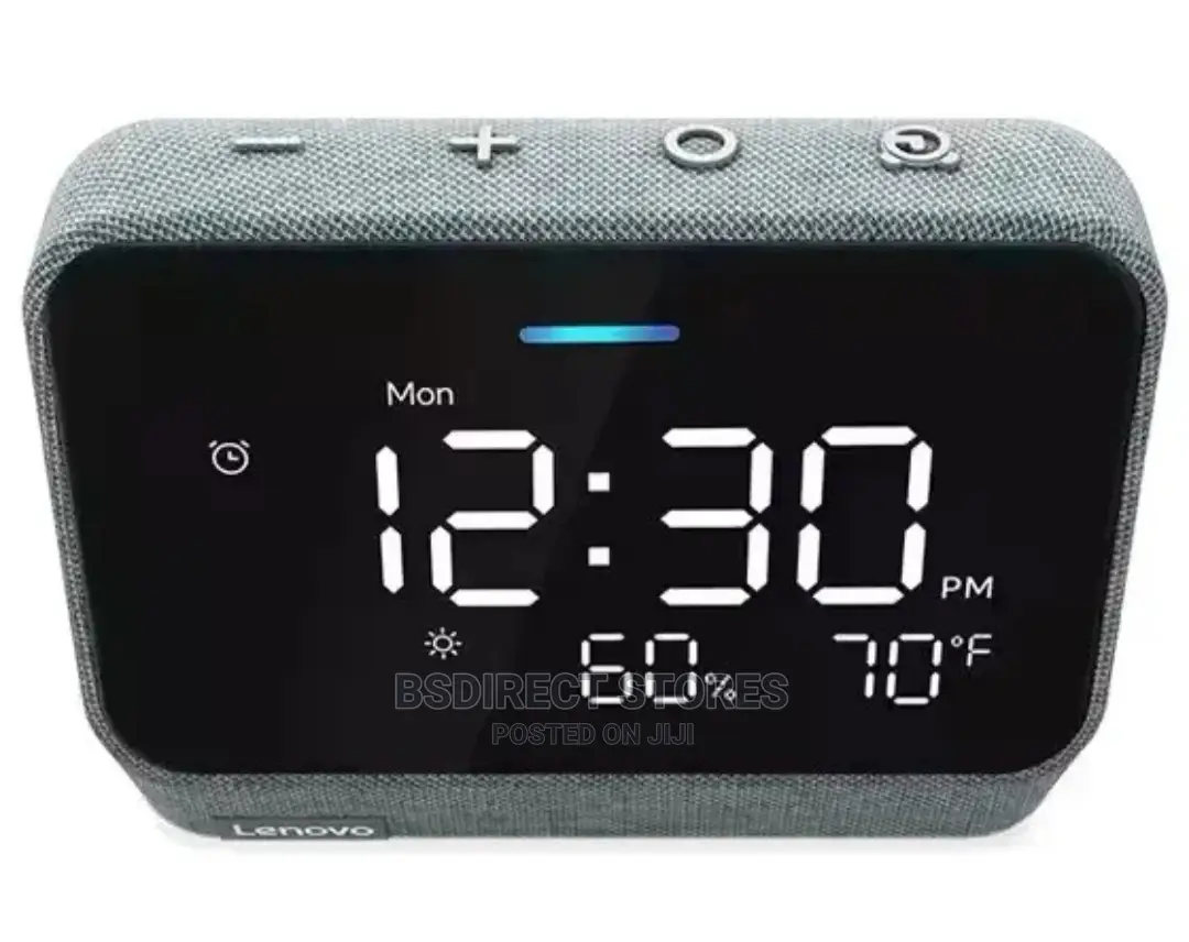 Lenovo BLUE Smart Touchscreen Clock 2 With Google Assistant