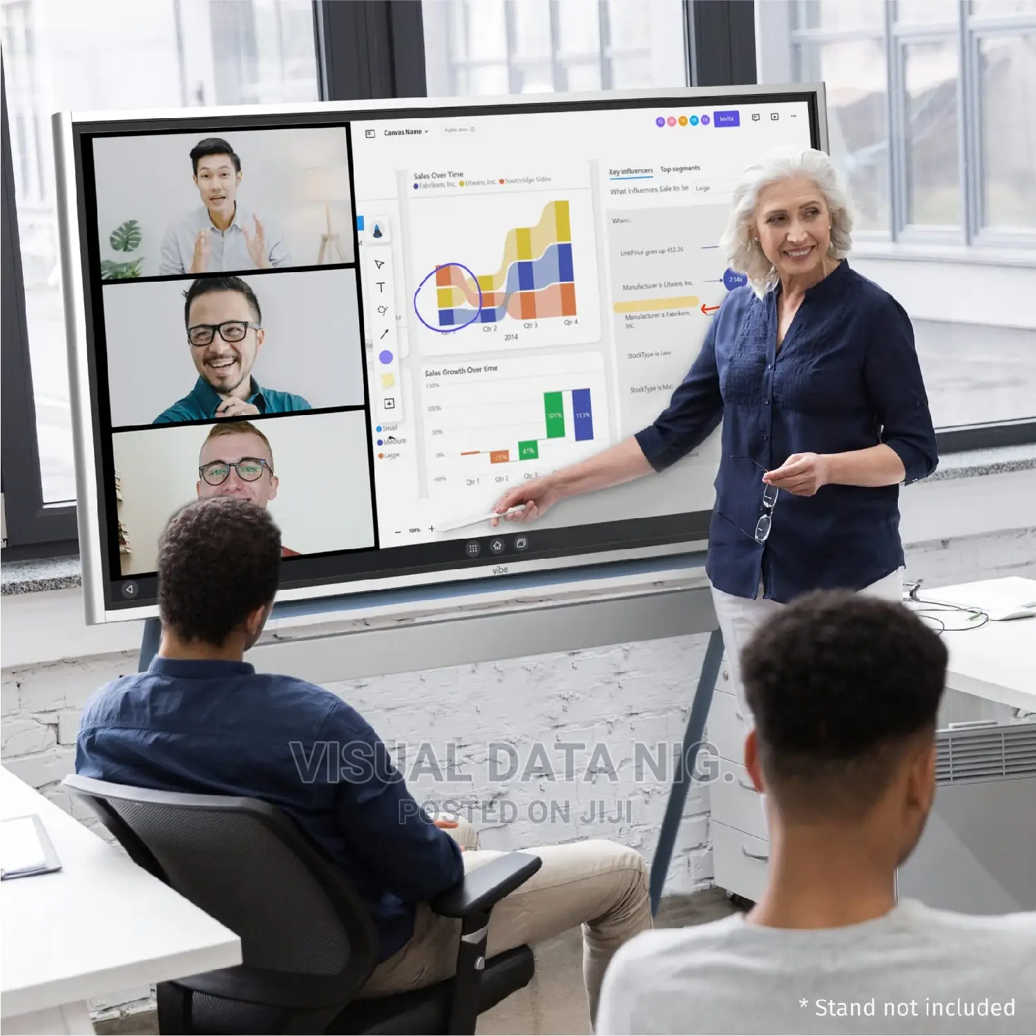 Interactive Flat Panel Vibe 55 Inches Uhd, All-in-One