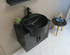 Cabinet Wash Hand Basin With LED Mirror