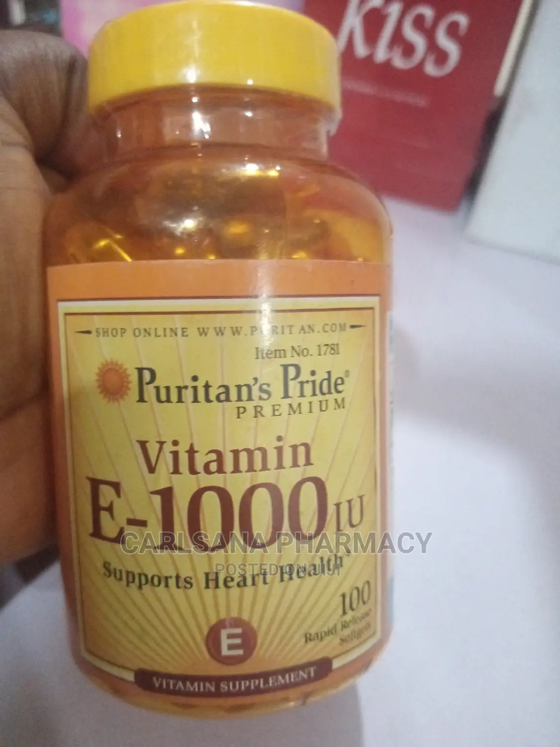 Puritans Pride Vitamin E ,1000iu by 100