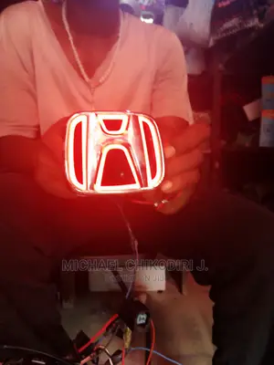 H Light Logo for Honda Cars Back Side