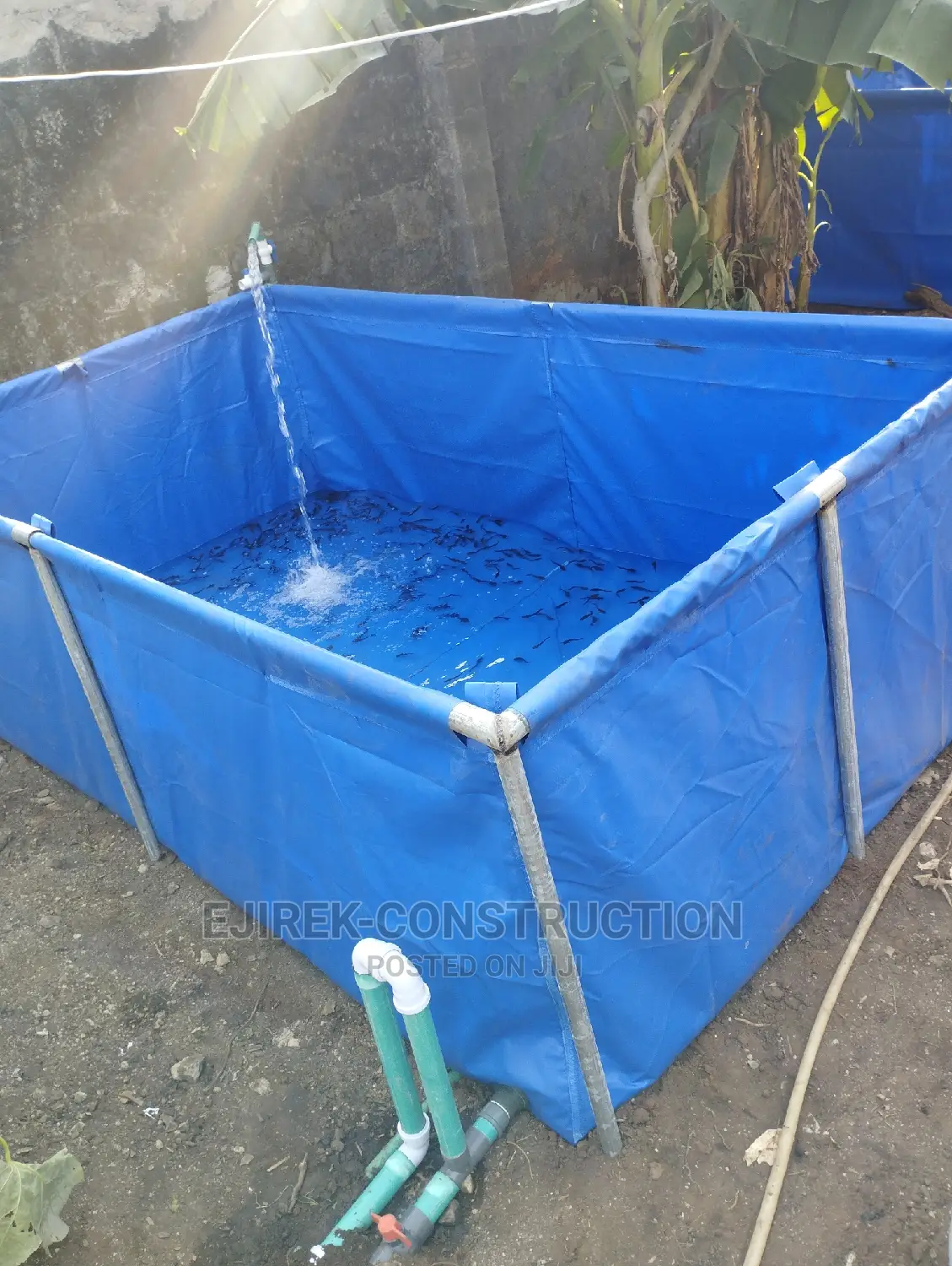 Mobile Fish Trampoline Pond