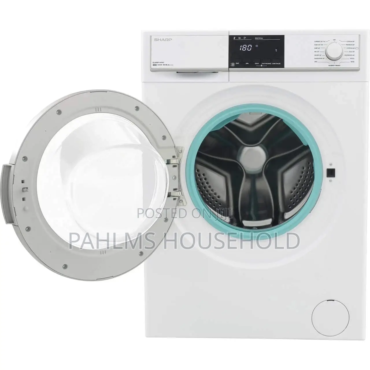 Sharp 9kg Washing Machine With 1400RPM(Spin