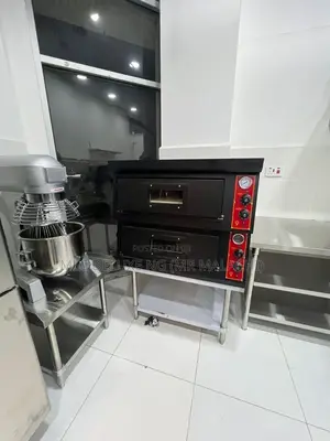 (8 Pizzas) Double Deck Kitchen Pizza Oven/Pizza Oven W-stone