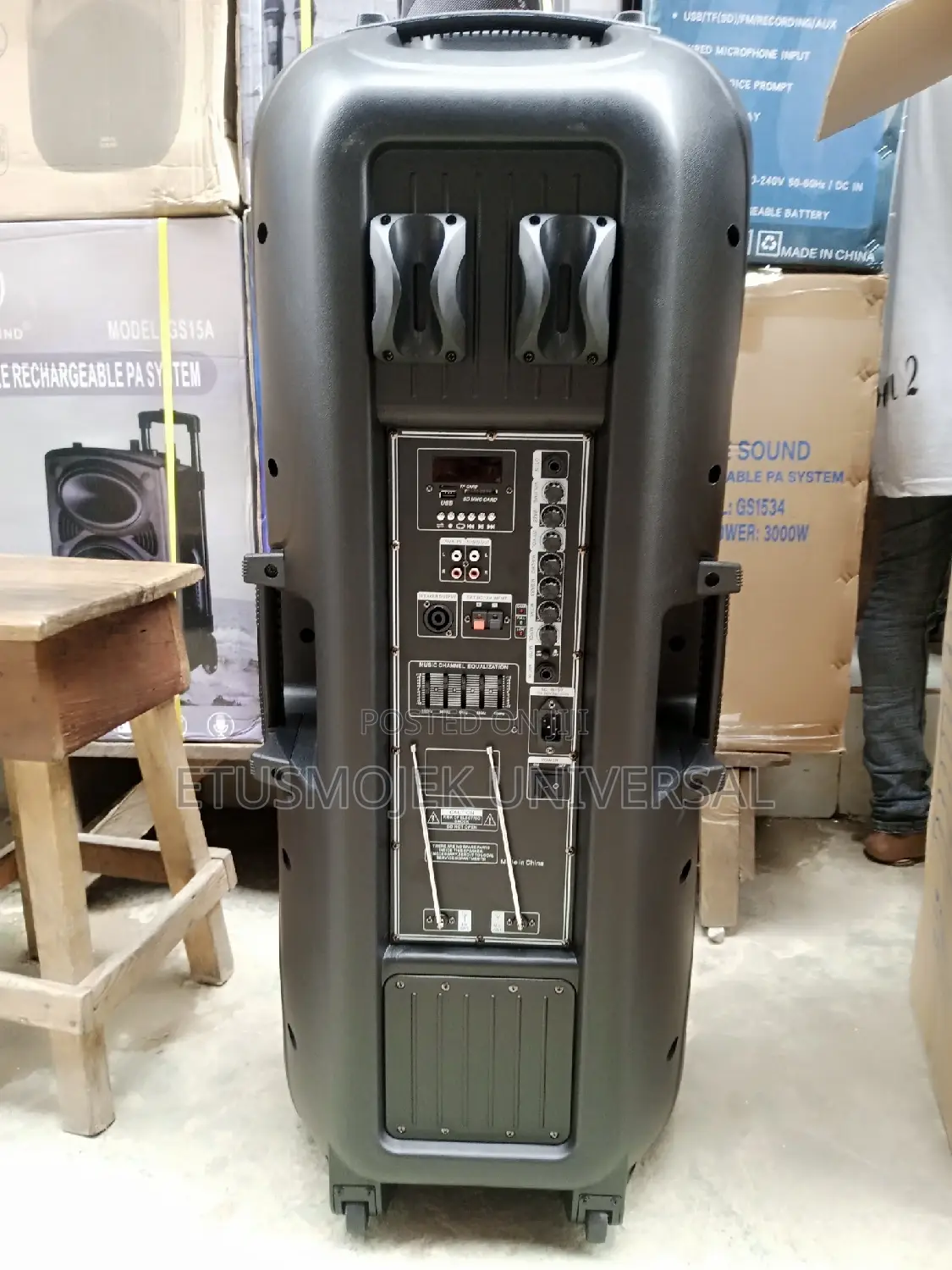 Rechargeable Double Speakers Public Address System