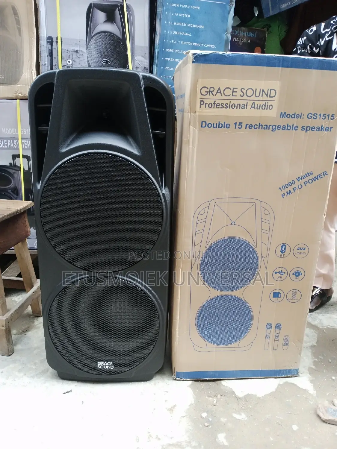 Rechargeable Double Speakers Public Address System