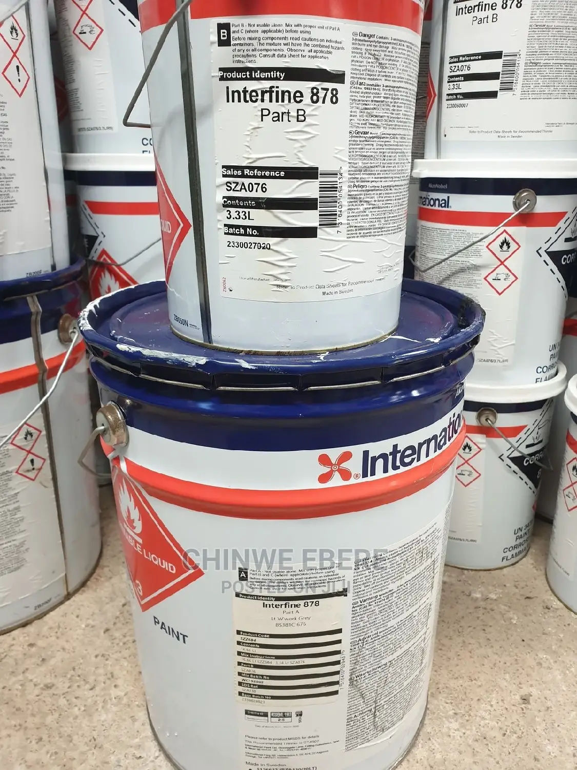 Marine Paint Epoxy Light Grey