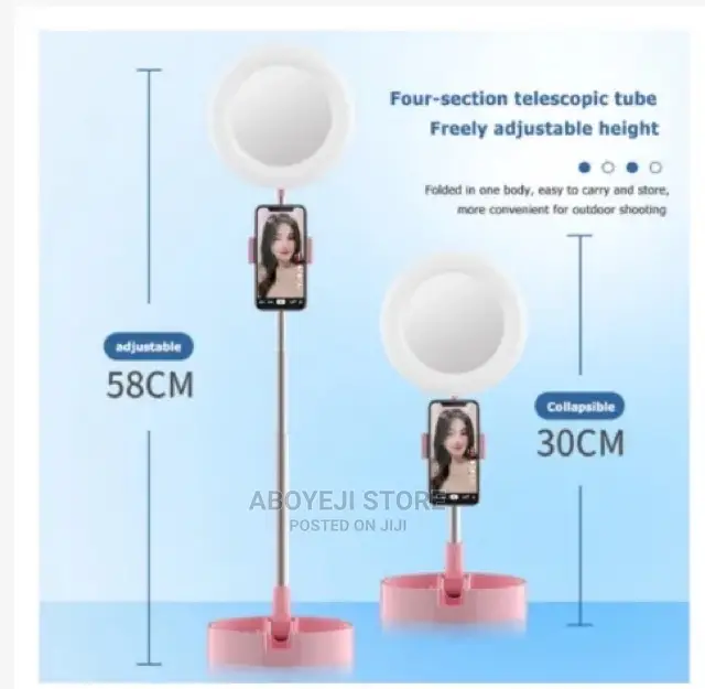 2 in 1table Ring Light Live Beauty Lamp