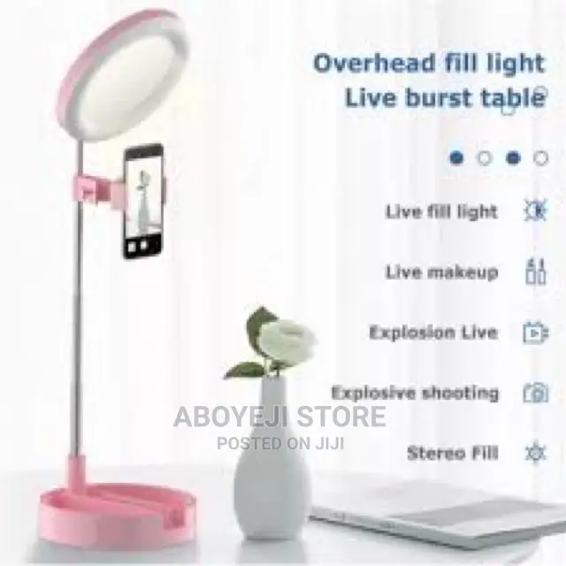 2 in 1table Ring Light Live Beauty Lamp