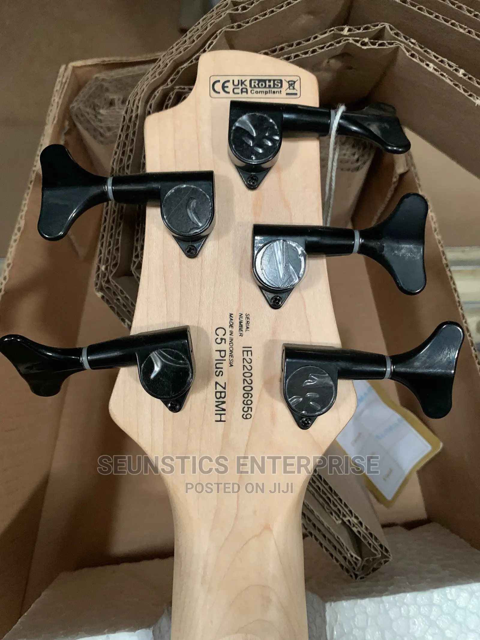 Quality Cort C5 Plus Active Five String Bass Guitar