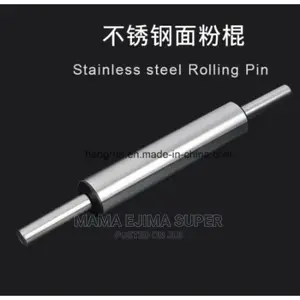 ￼ Non-Stick Stainless Steel Rolling Pin