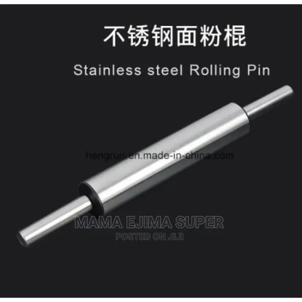 ￼ Non-Stick Stainless Steel Rolling Pin