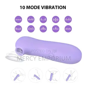 Clitoris and Nipple Sucker Vibrating Women Sex Toy