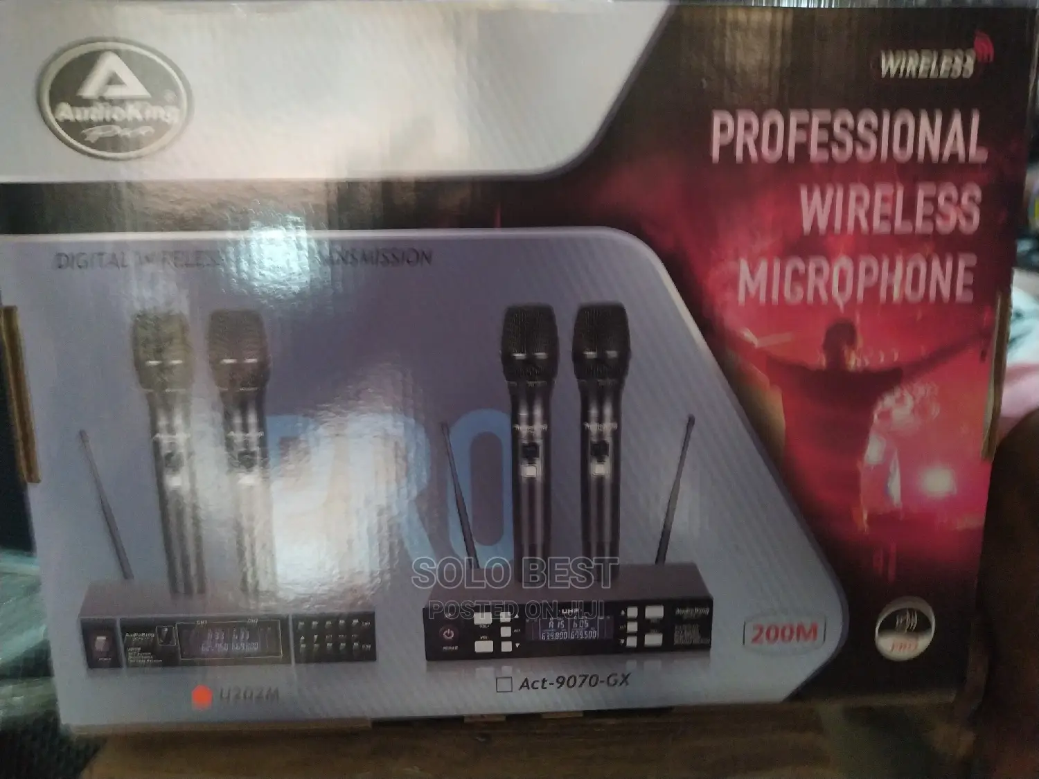 Audioking Digital Wireless Microphone Model U202M