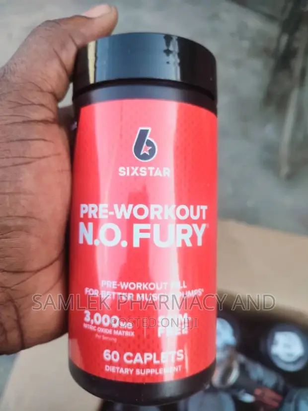 Fury NonStim Pre Workout [60 Capsules] SIXSTAR, 40 OFF
