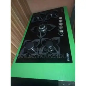 Built-in 90cm Phiima Tempered Glass 5 Burner Gas Hob