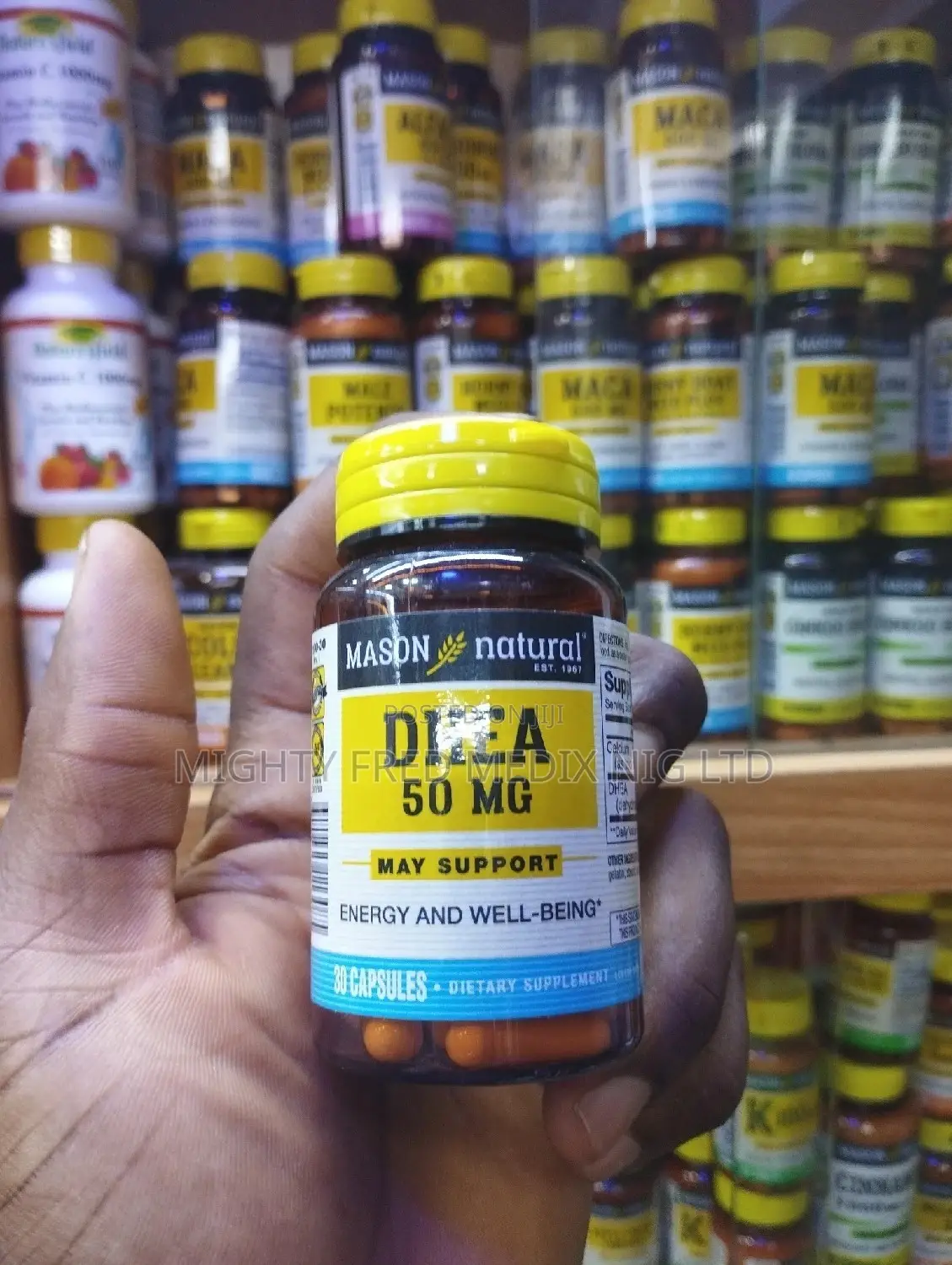 Mason Natural DHEA 50MG