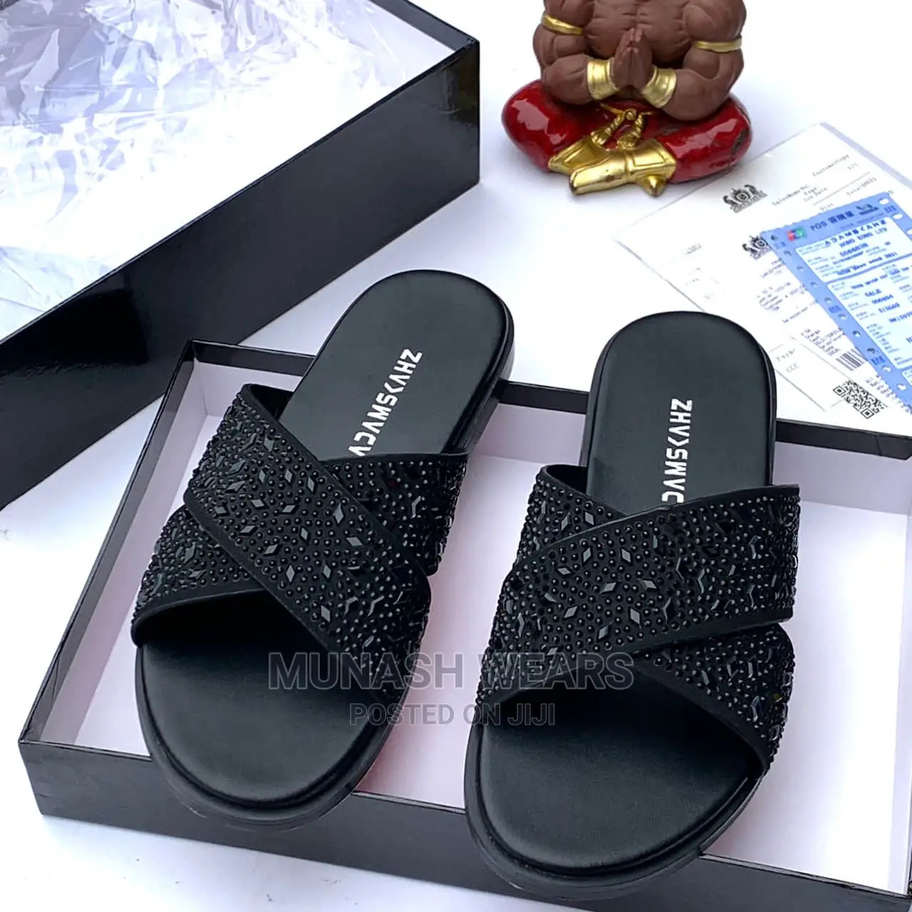 Men Luxury Leather Slipers