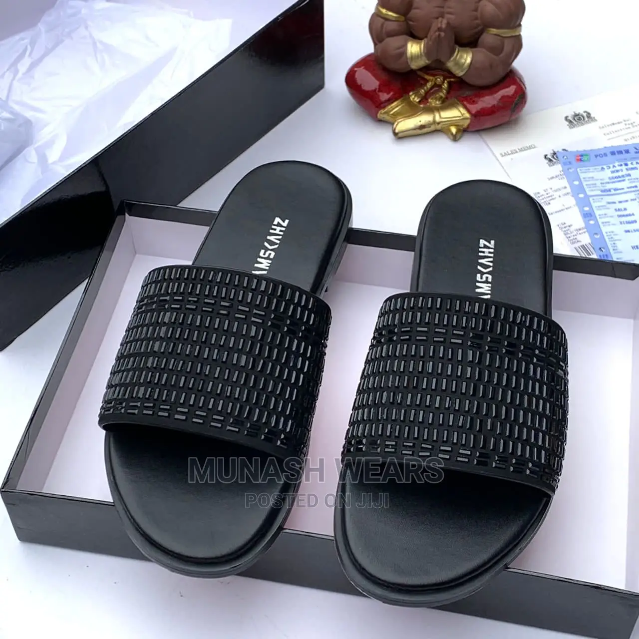 Men Luxury Leather Slipers