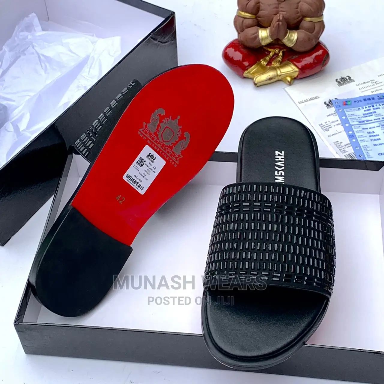 Men Luxury Leather Slipers