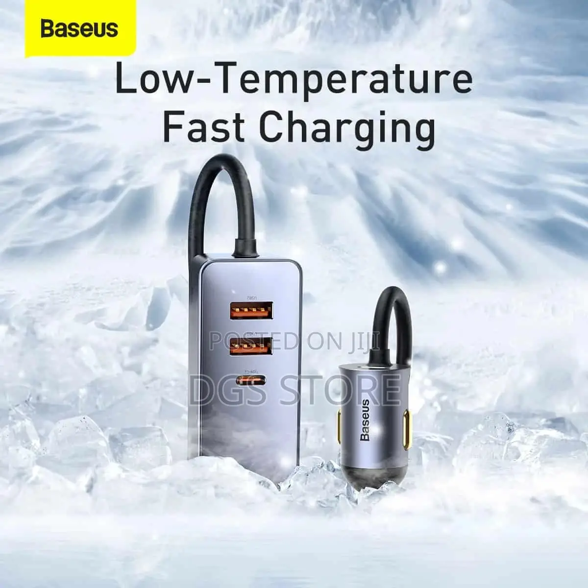 Baseus Share Together PPS Car Charger 120w 2U+2cfastcharging