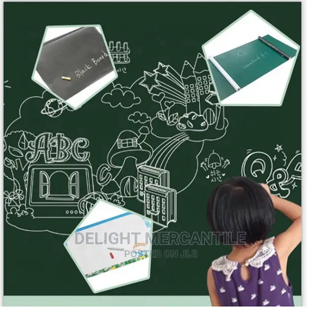 Green Wall Sticker Chalkboard