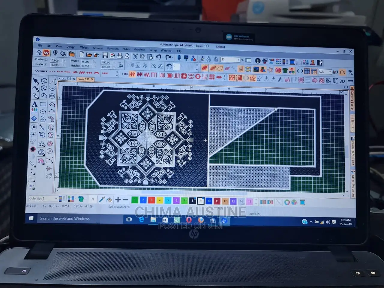 Digitized Agbada Design, Native Flap and Pocket Designs.
