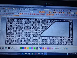 Digitized Agbada Design, Native Flap and Pocket Designs.