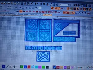 Digitized Agbada Design, Native Flap and Pocket Designs.