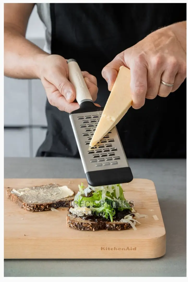 Kitchenaid Etched Stainless Steel Flat Grater Almond Cream
