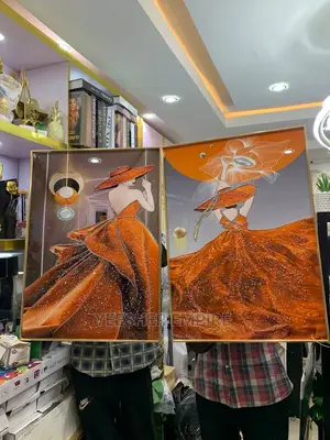 Luxury Twin Set Crystal Wall Frame