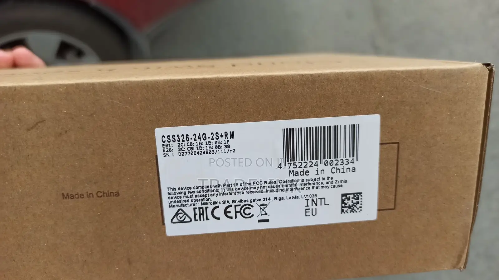 Mikrotik Cloud Smart Switch 326-24g-2s+Rm