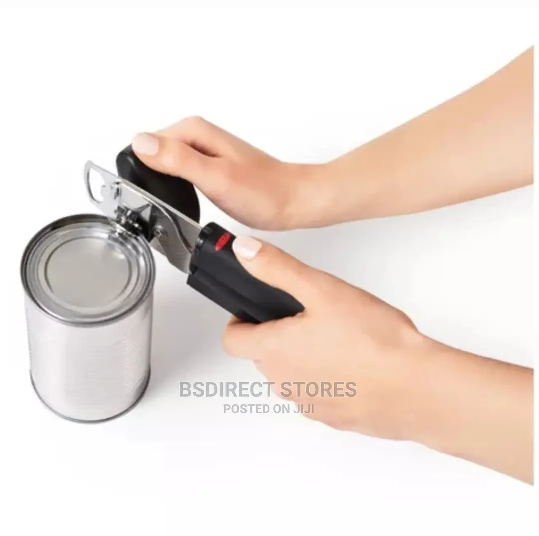 OXO Softworks Soft Handled Can Opener Built in Bottle Opener