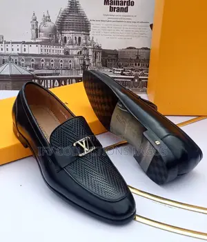 Louis Vuitton Leather Men's Luxury Shoes