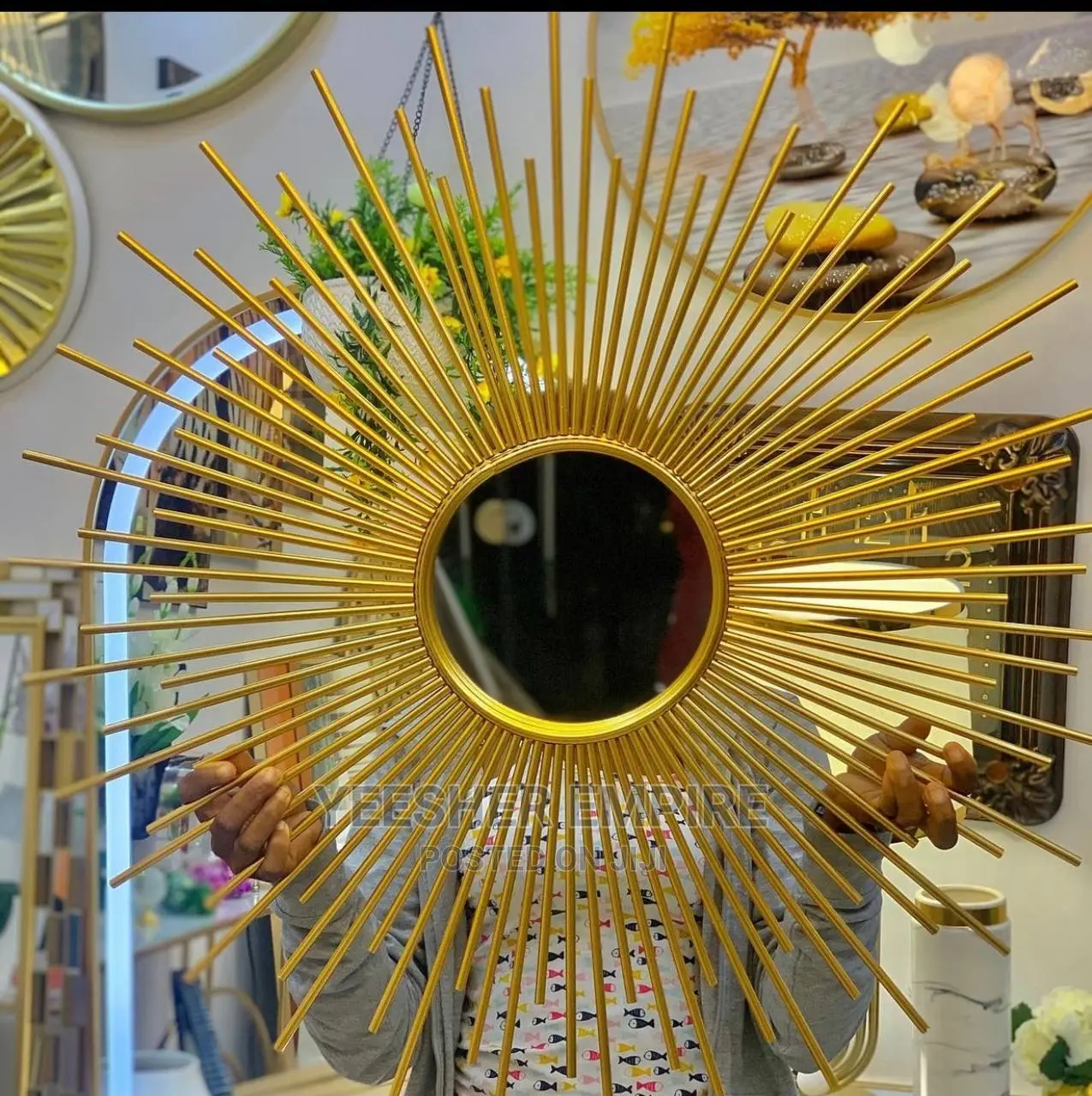 Big Size Star Lined Mirror