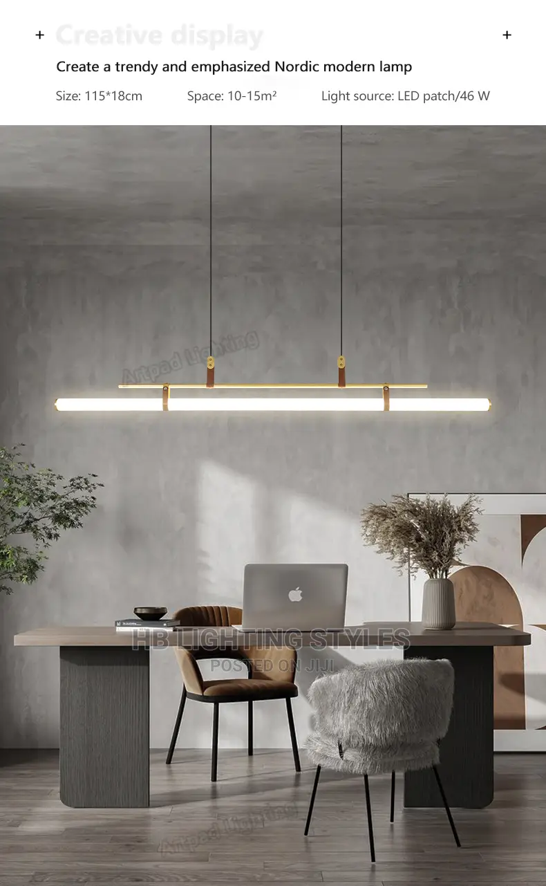 Long Strip Bar Table Lamp
