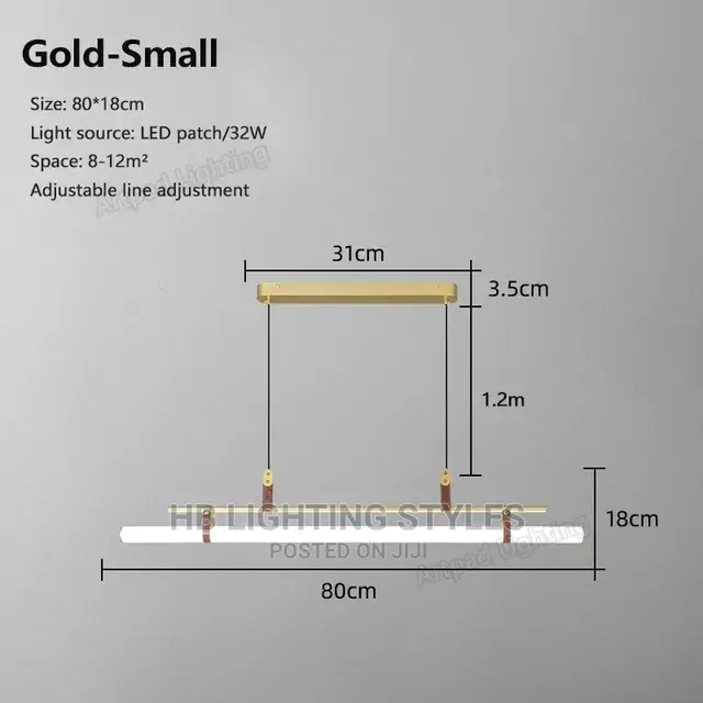 Long Strip Bar Table Lamp